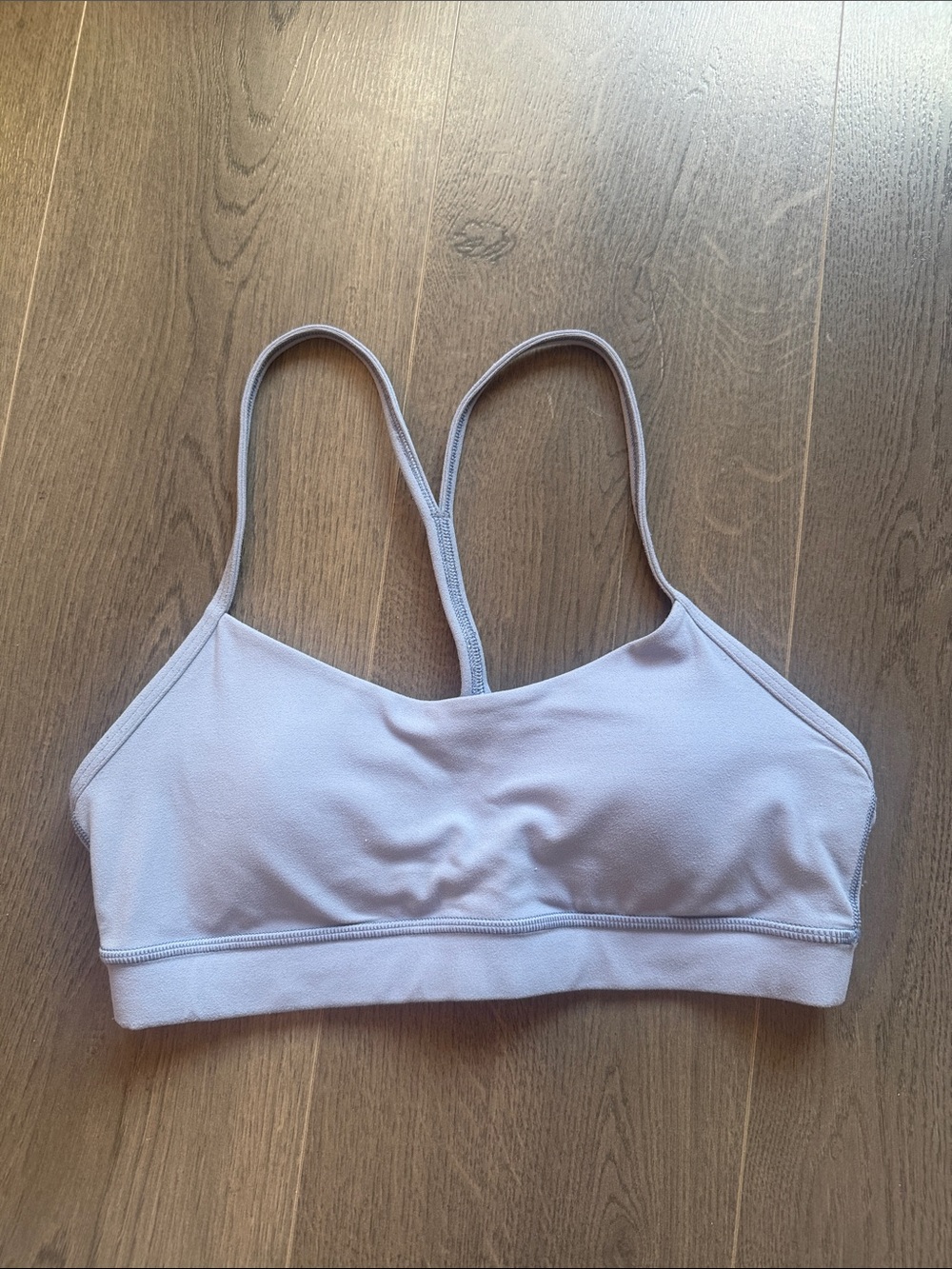 Blue Lululemon flow y sports bra (Sz 8)